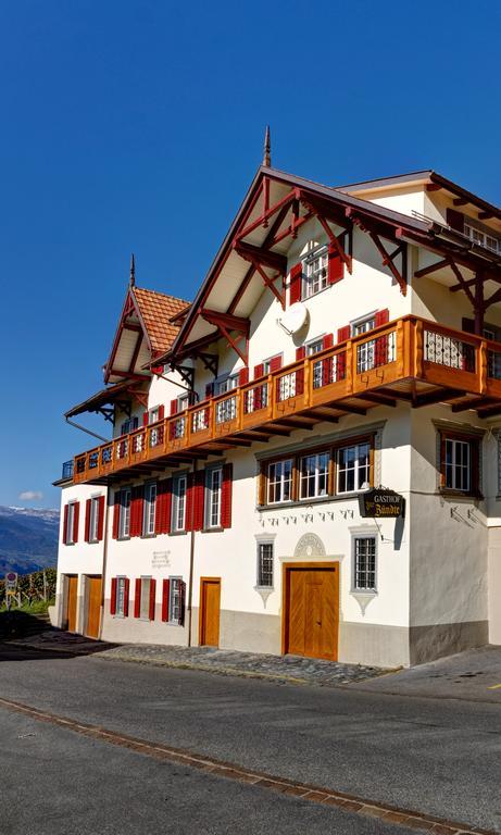 Gasthof Zur Buendte Jenins Exteriér fotografie